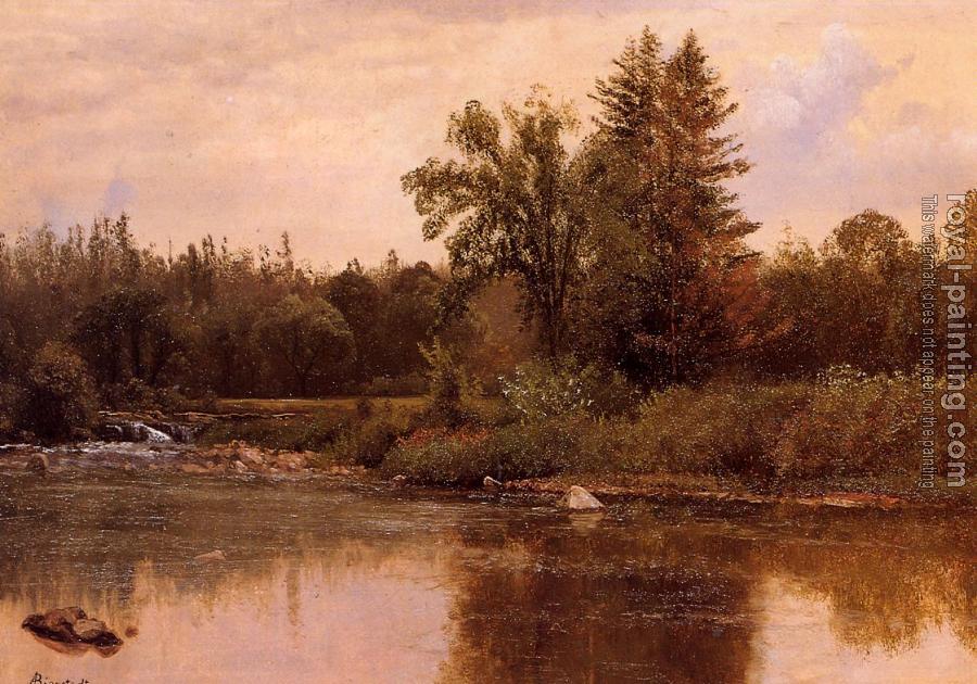 Albert Bierstadt : Landscape New Hampshire